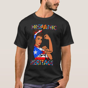 National Hispanic Heritage Month Puerto Rico Women T-Shirt