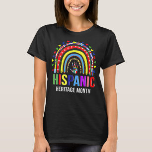 National Hispanic Heritage Month Rainbow All Count T-Shirt