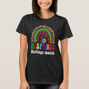 National Hispanic Heritage Month Rainbow All Count T-Shirt