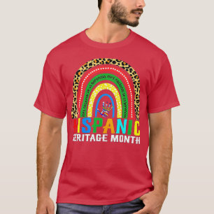 National Hispanic Heritage Month Rainbow All Count T-Shirt