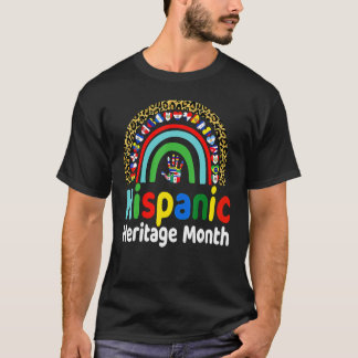 National Hispanic Heritage Month Rainbow Countries T-Shirt
