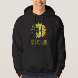 National Hispanic Heritage Month Sunflower All Cou Hoodie