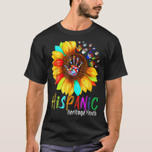 National Hispanic Heritage Month Sunflower All Cou T-Shirt