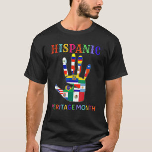 National Hispanic Heritage Month T Shirt All count