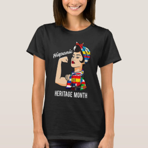National Hispanic Heritage Month Woman Latin Cultu T-Shirt
