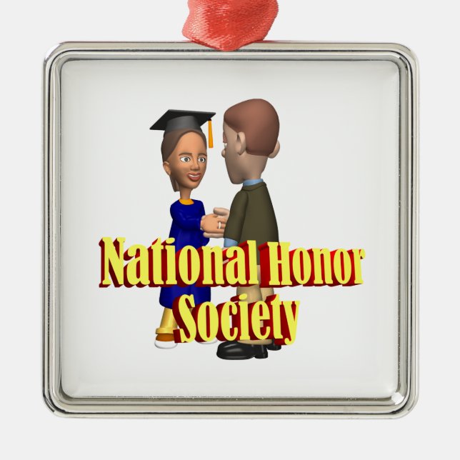 National Honour Society Metal Tree Decoration (Front)