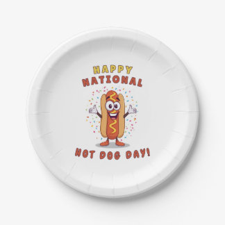 National Hot Dog Day Party Plates