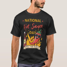 National Hot Sauce Day Funny Hot Chilli