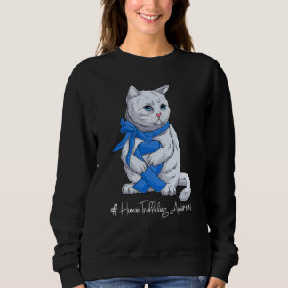 National Human Trafficking Awareness Month Blue Ri Sweatshirt