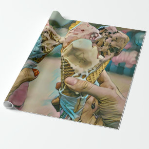 National Ice Cream Day Gift Wrapping Paper