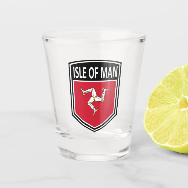 National - Isle of Man Shot Glass (Front)
