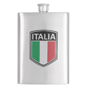 National - Italia Hip Flask