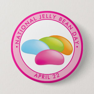 National Jelly Bean Day 7.5 Cm Round Badge
