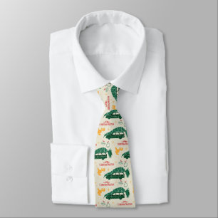 National Lampoon Christmas Tree on Car Pattern Tie