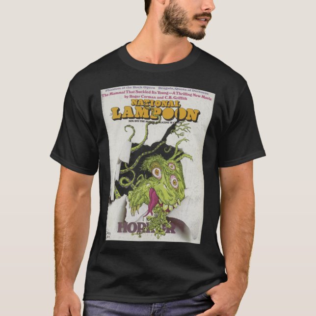 National Lampoon Horror Cover funny T-Shirt (Front)