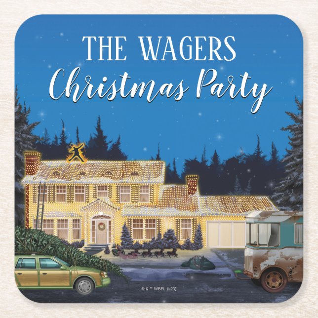 National Lampoon's Christmas Square Paper Coaster (Front)