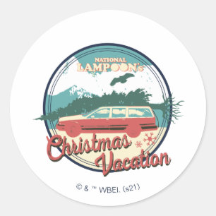 National Lampoon's Christmas Vacation Badge Classic Round Sticker