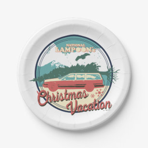 National Lampoon's Christmas Vacation Badge Paper Plate