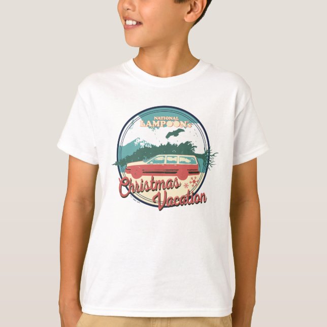 National Lampoon's Christmas Vacation Badge T-Shirt (Front)