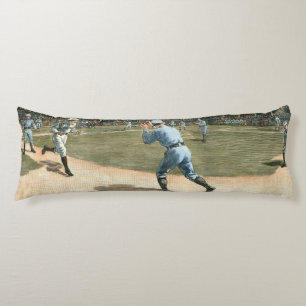 National League Baseball Game 1886 Body Cushion