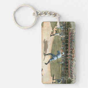 National League Baseball Game 1886 Key Ring