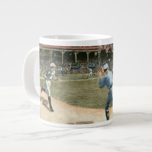 National League Baseball Game 1886 Large Coffee Mug
