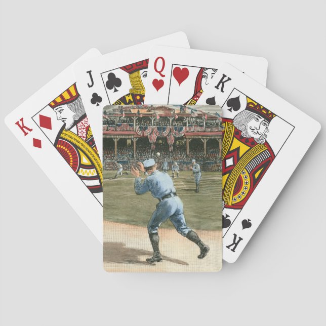 National League Baseball Game 1886 Playing Cards (Back)