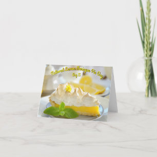 National Lemon Meringue Pie Day Card