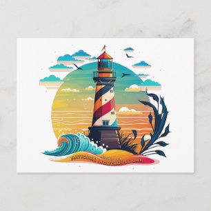 National Lighthouse Day Postcard