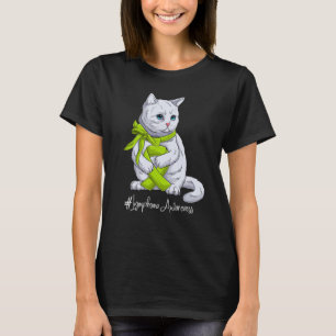 National Lymphoma Awareness Month Lime Green Ribbo T-Shirt