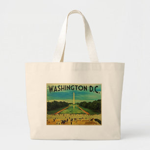 National Mall Washington D.C. Large Tote Bag