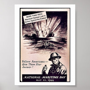National Maritime Day Poster
