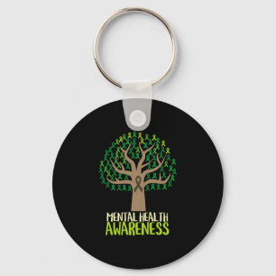 National mental health awareness month tree key ring