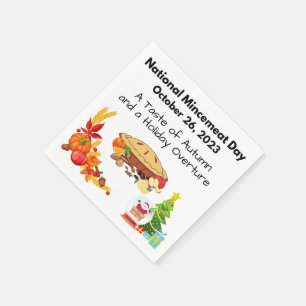 National Mincemeat Day - October 26, 2023 Napkin