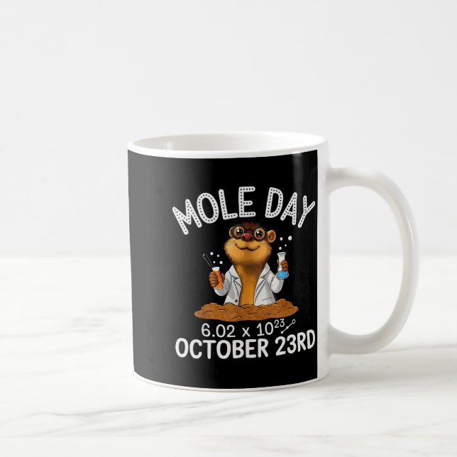National Mole Day Animal Mammal Mole Whisperer  Coffee Mug (Right)