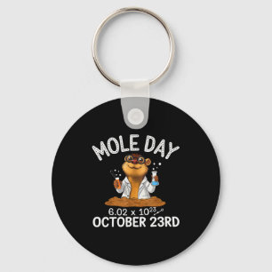 National Mole Day Animal Mammal Mole Whisperer  Key Ring