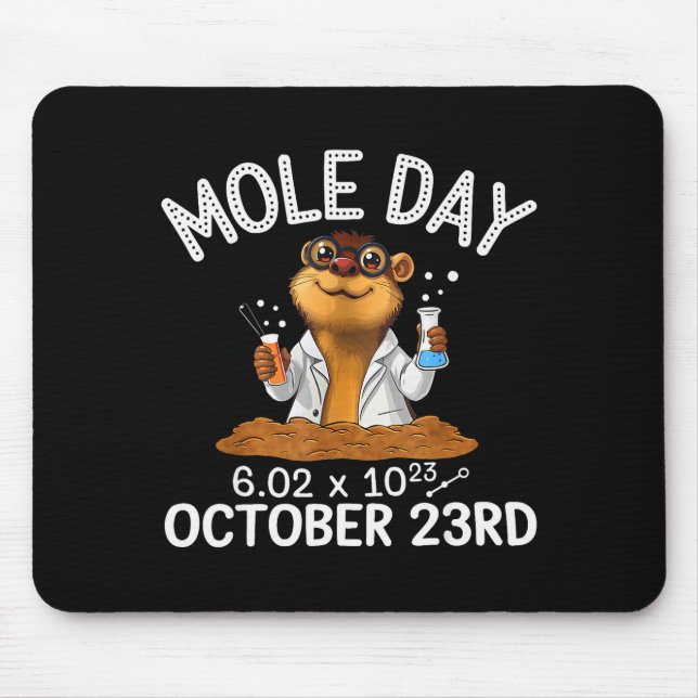 National Mole Day Animal Mammal Mole Whisperer  Mouse Mat (Front)