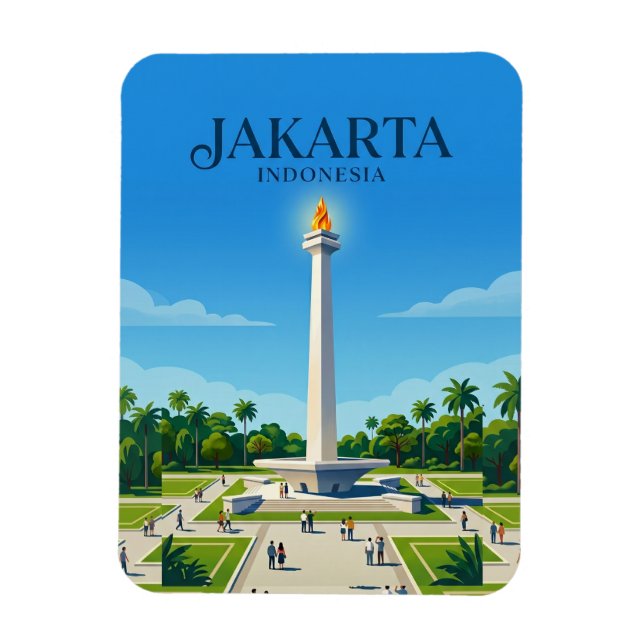 National Monument (Monas) Indonesia Magnet (Vertical)