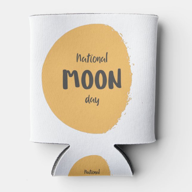 National Moon Day Can Cooler (Front)