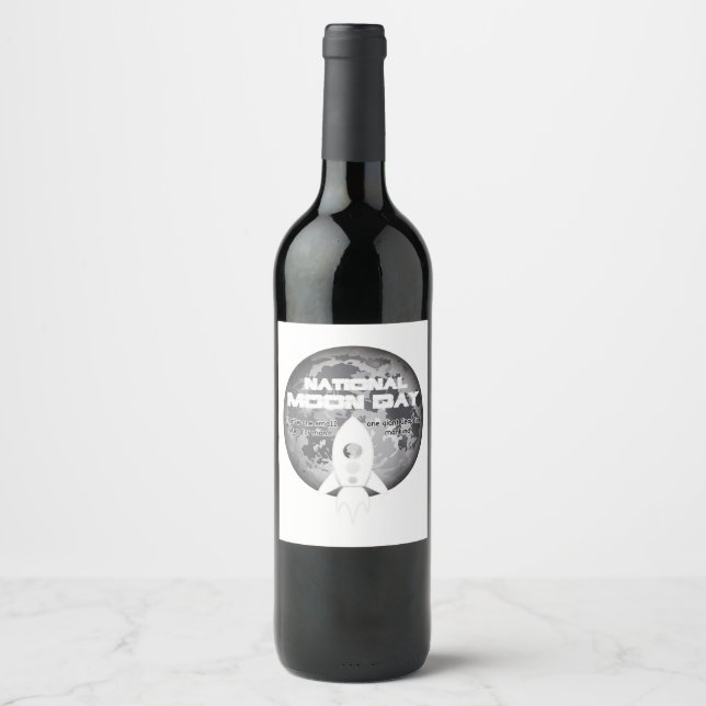 National Moon Day Classic  Wine Label (Front)