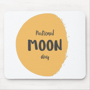 National Moon Day Mouse Mat