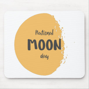 National Moon Day Mouse Mat