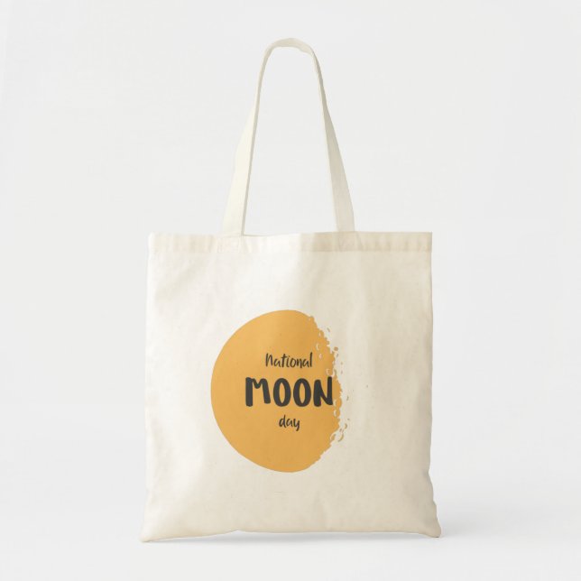National Moon Day Tote Bag (Front)