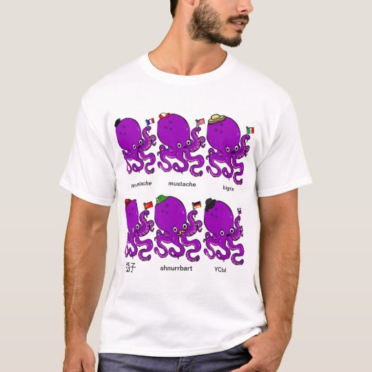 National Moustached Octopi T-Shirt