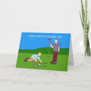 National Mulligan Day October 17th Card