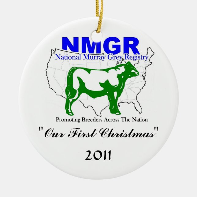 National Murray Grey Registry 2011 Ornament (Front)