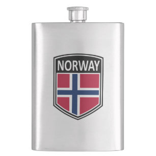 National - Norway Hip Flask