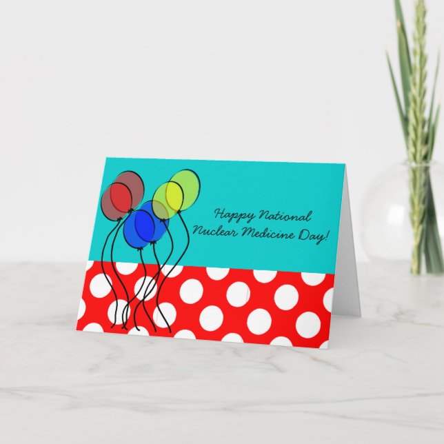 National Nuclear Medicine Day Thank You Card (Front)