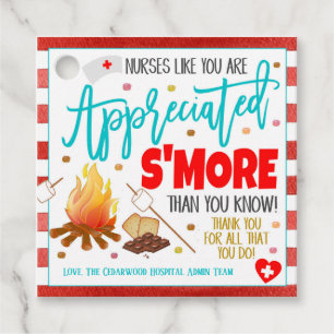 National Nurse Appreciation Week Smore Gift Tag