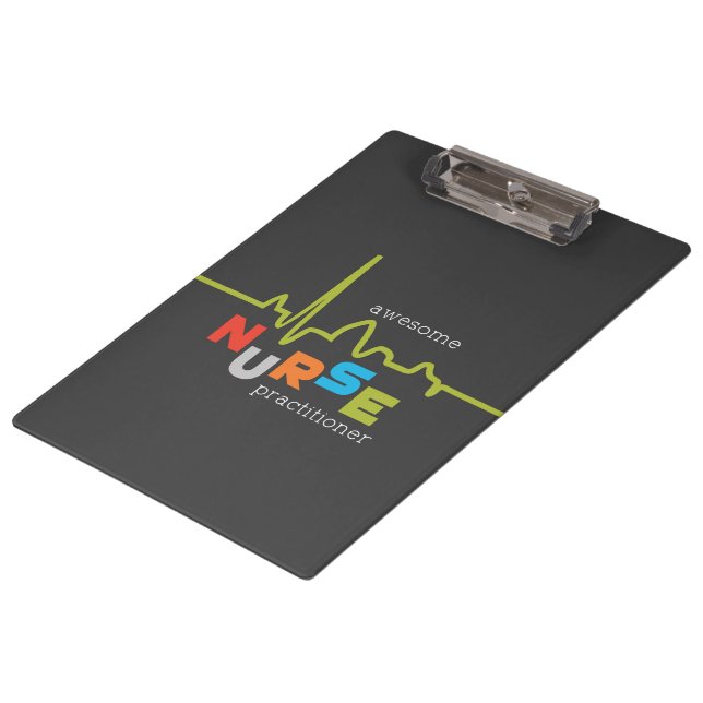 National Nurse Practitioner Week Awesome Clipboard (Angled)